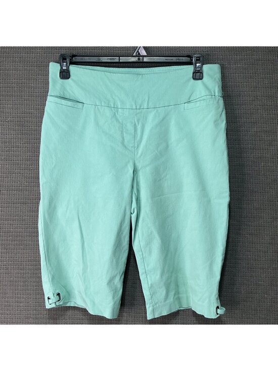 Briggs Pants - Briggs Women's Mint Green Bermuda Shorts Size 12